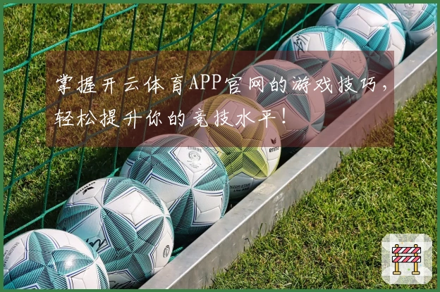 掌握开云体育APP官网的游戏技巧，轻松提升你的竞技水平！